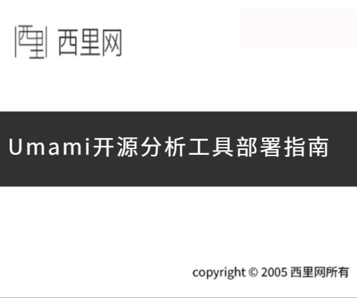 Umami开源分析工具部署指南